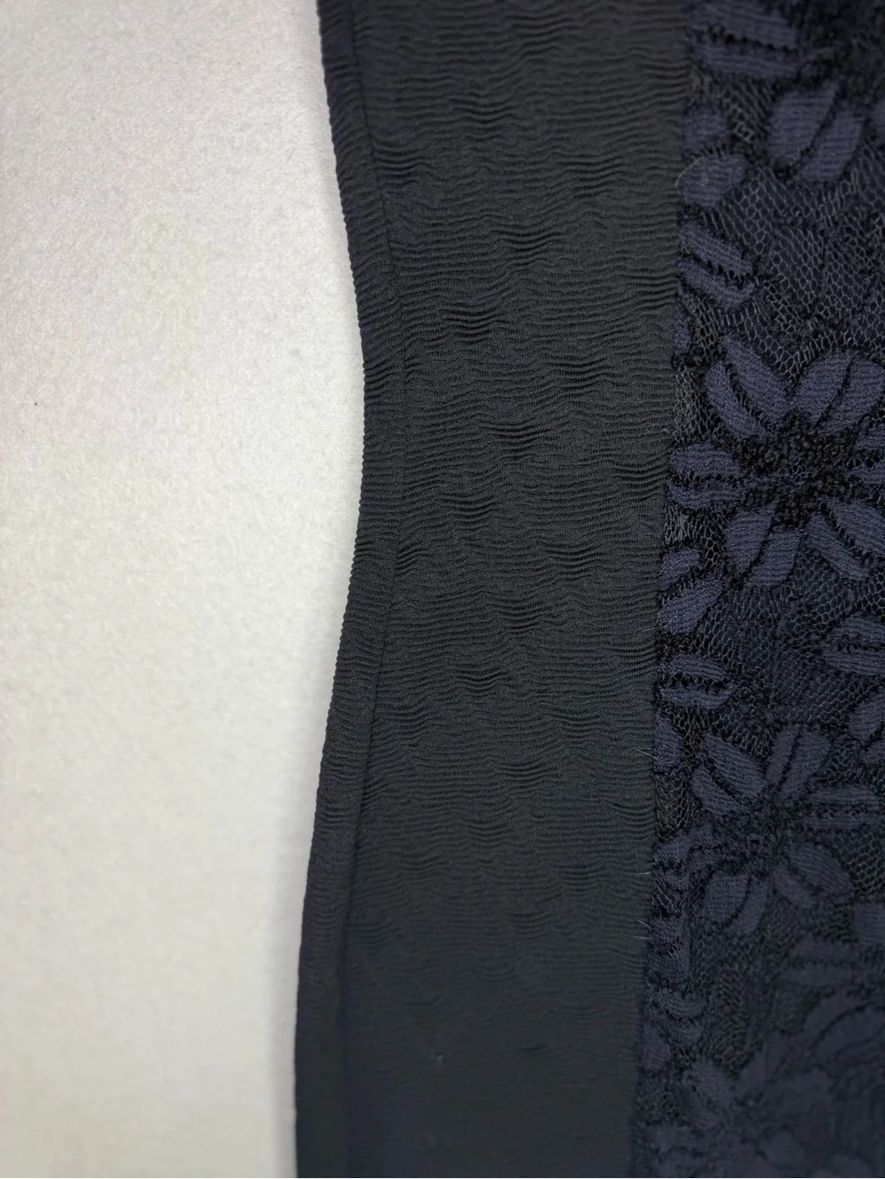 Anthropologie Moulinette Soeurs - Navy Lace-Panel Midi Sheath Dress - Size M - Picture 3 of 8